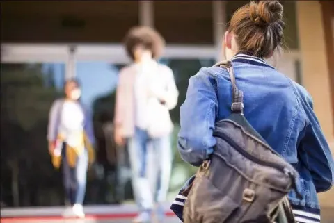 Students with Backpack